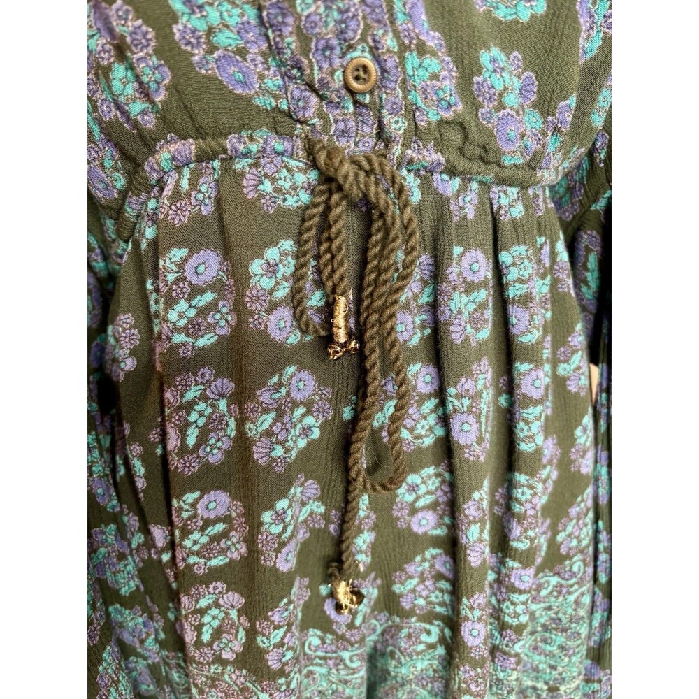 Ecote Boho Festival Romper Fairycore Whimsigoth Rayon Size M - Picture 5 of 7